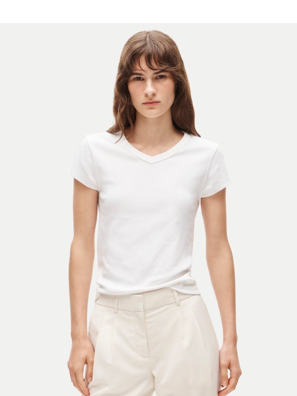 J. Crew Perfect-fit V-neck T-shirt size Small
